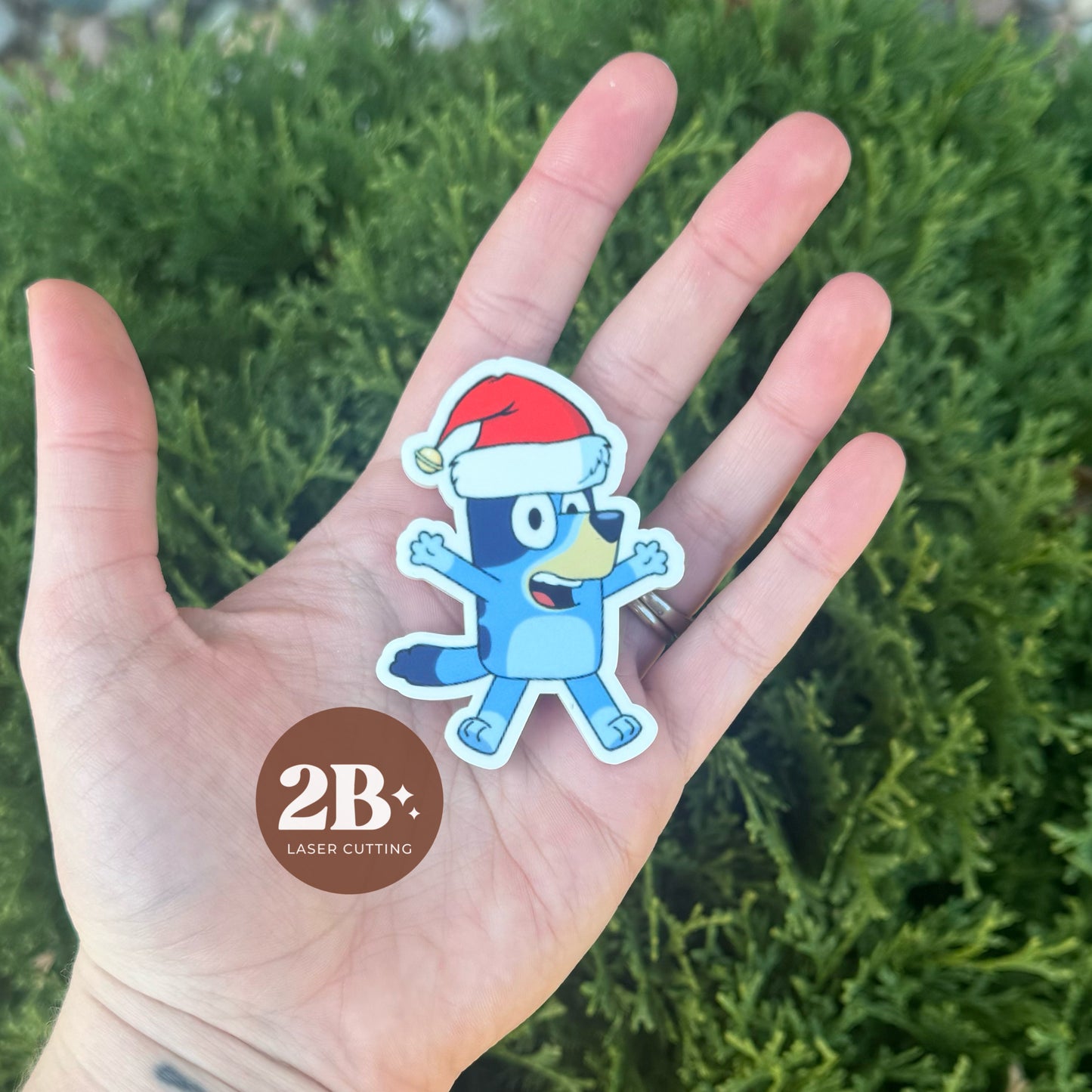 Bluey Christmas || Hair Clip (ws)