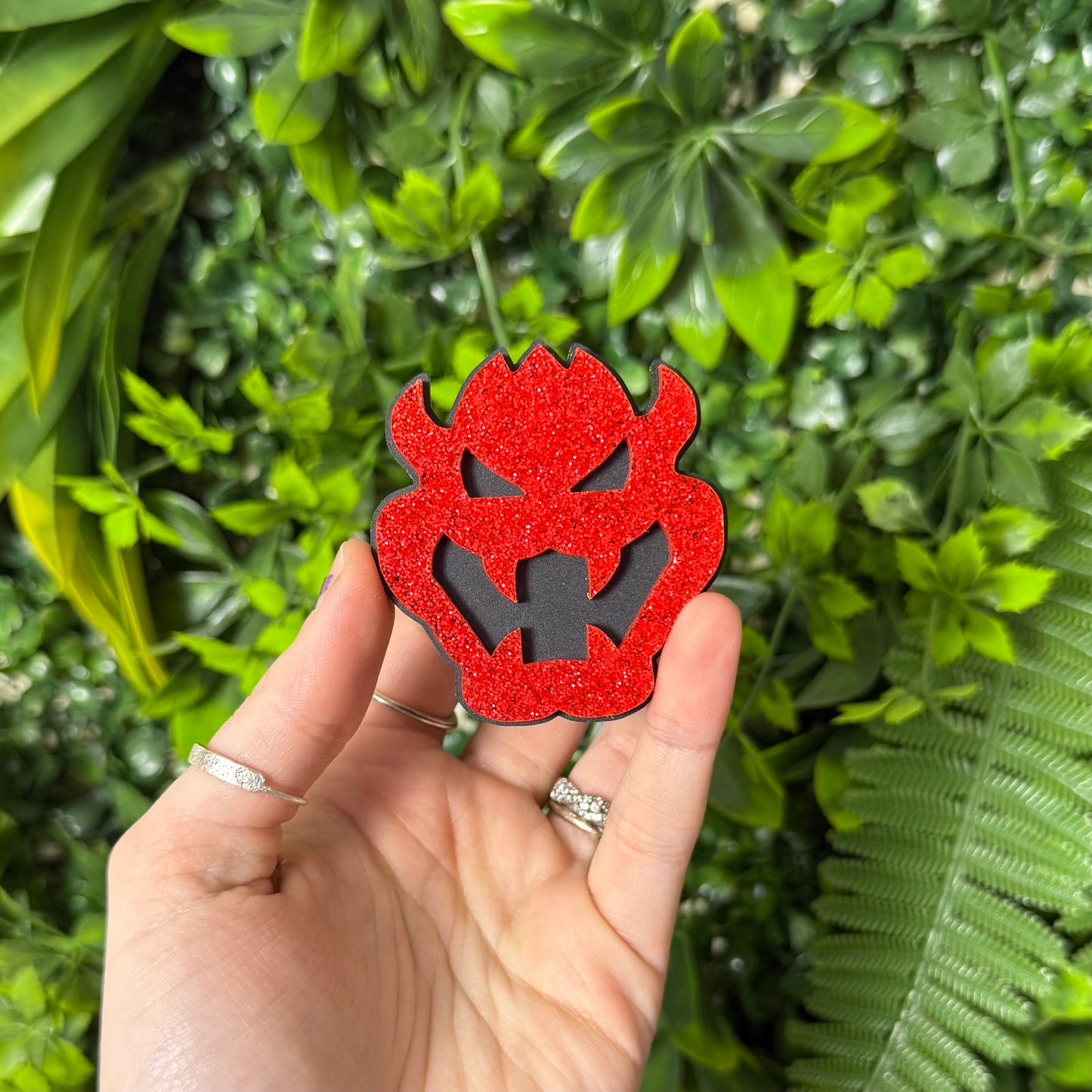 Bowser Silhouette || Hair Clip