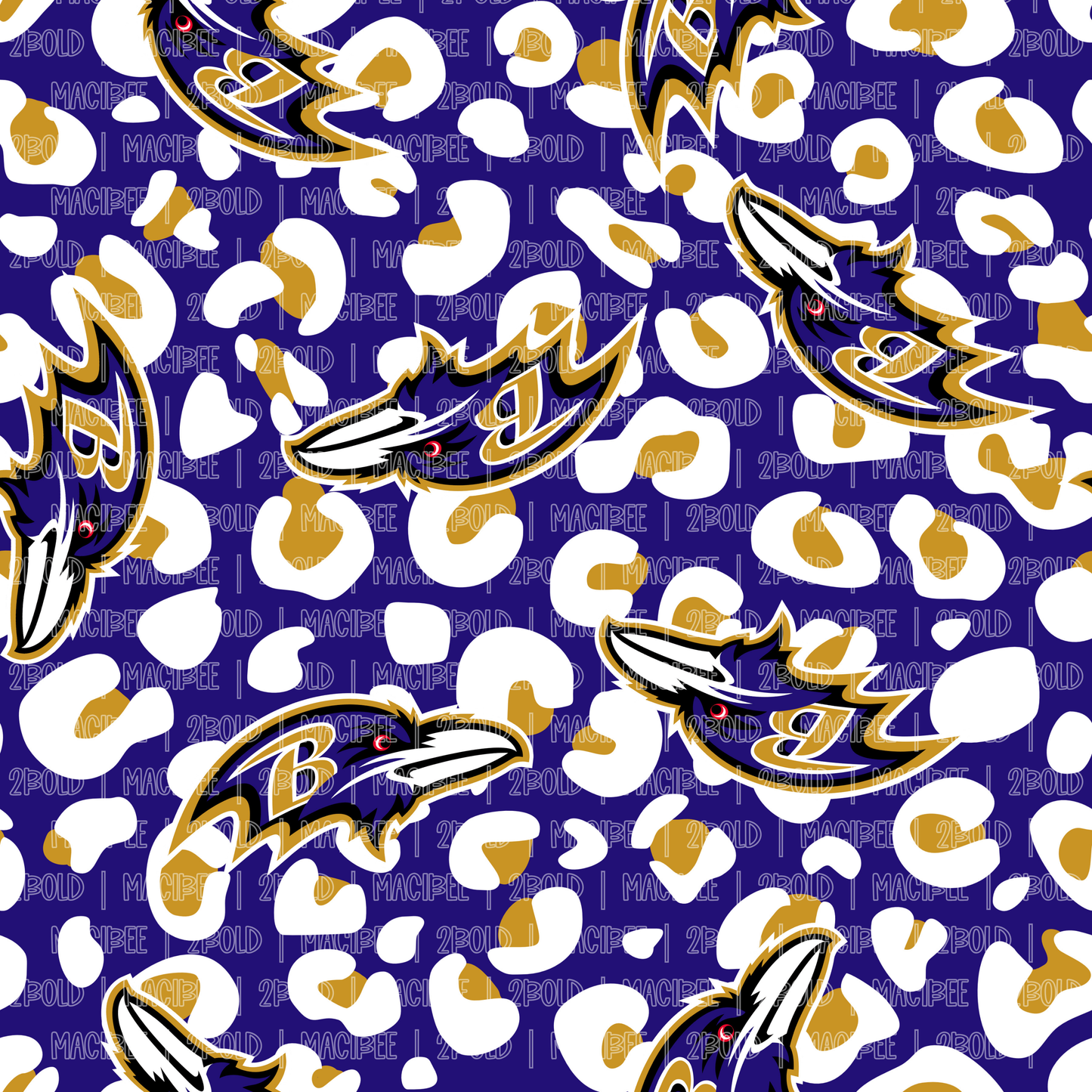 Ravens Leopard || Seamless File