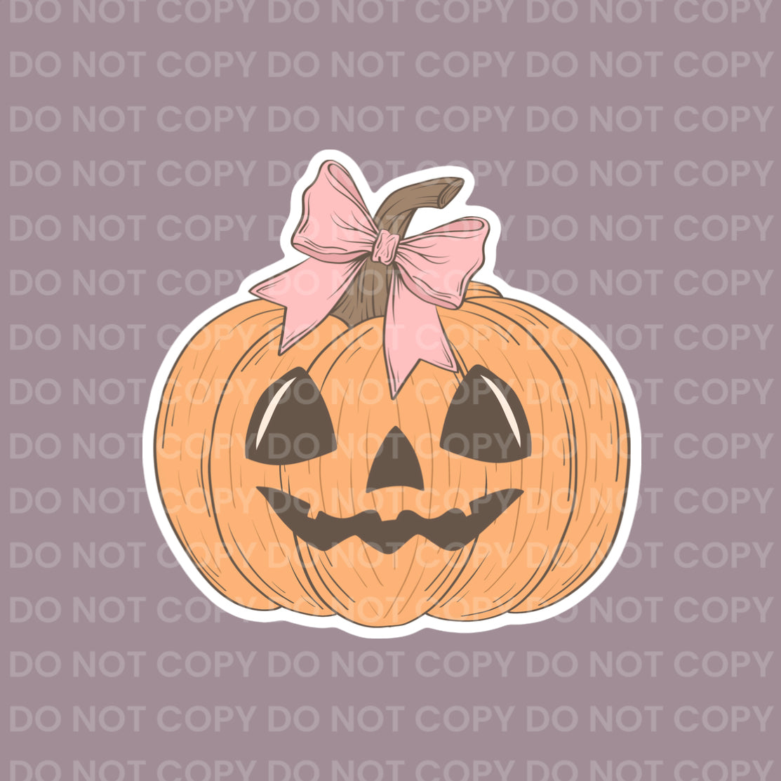 Coquette Jack-o-Lantern || Bow Center