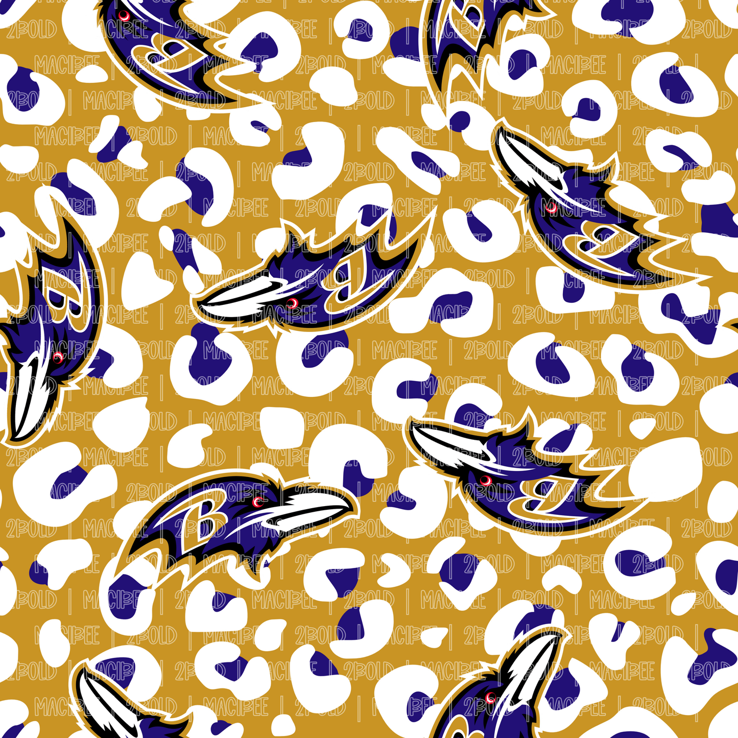 Ravens Leopard || Seamless File