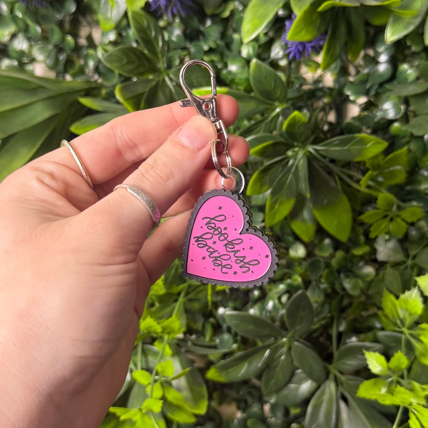 Bookish Babe || Mini Keychain