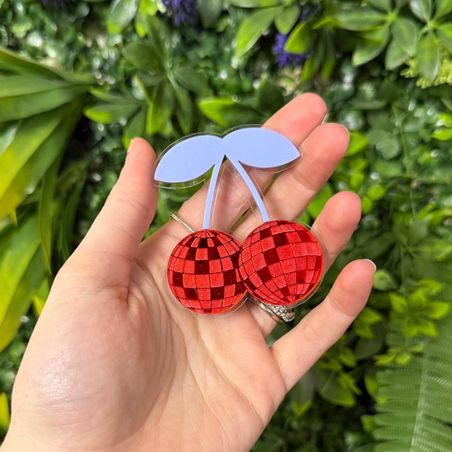 Disco Cherries || Hair Clip (ws)