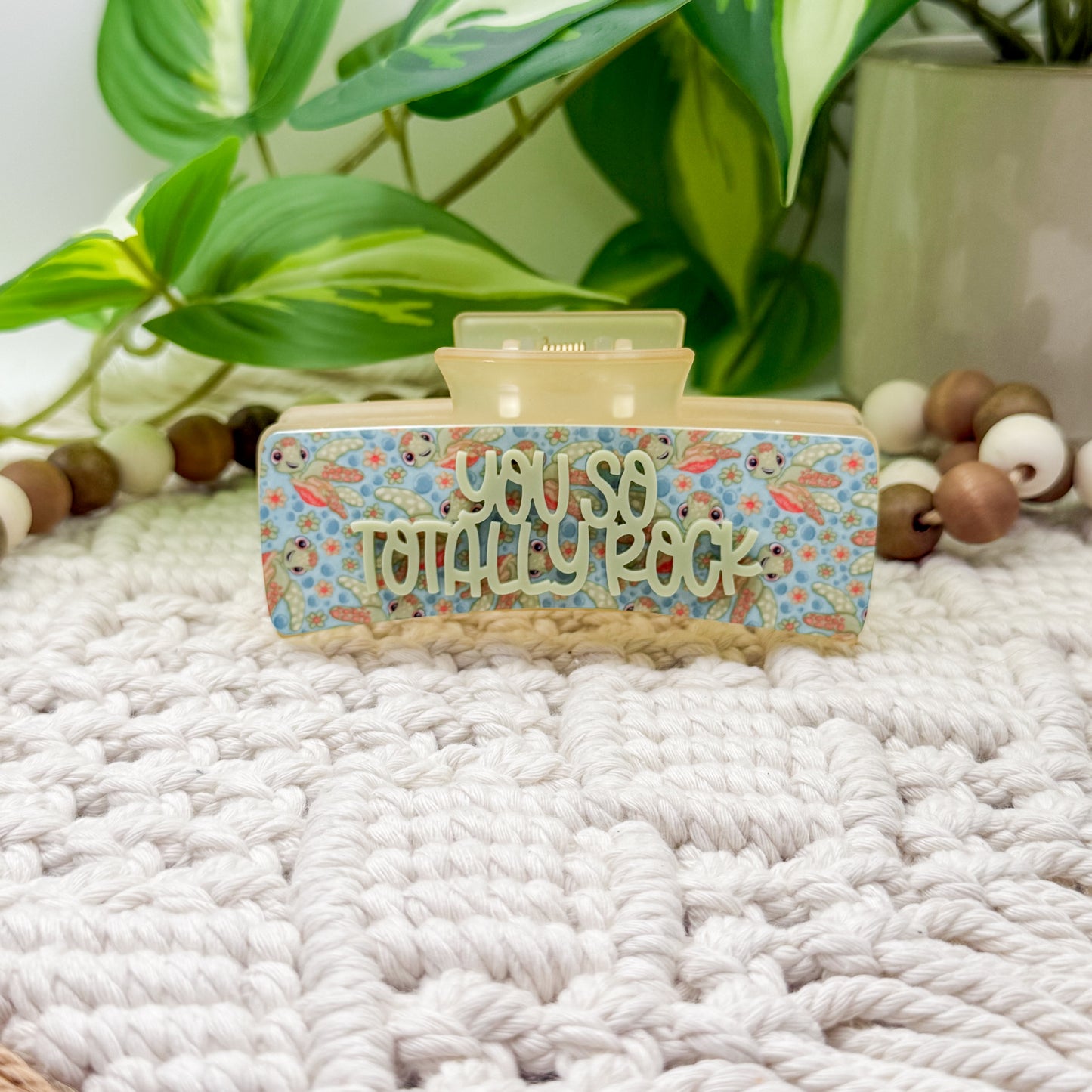 You So Totally Rock || Claw Clip