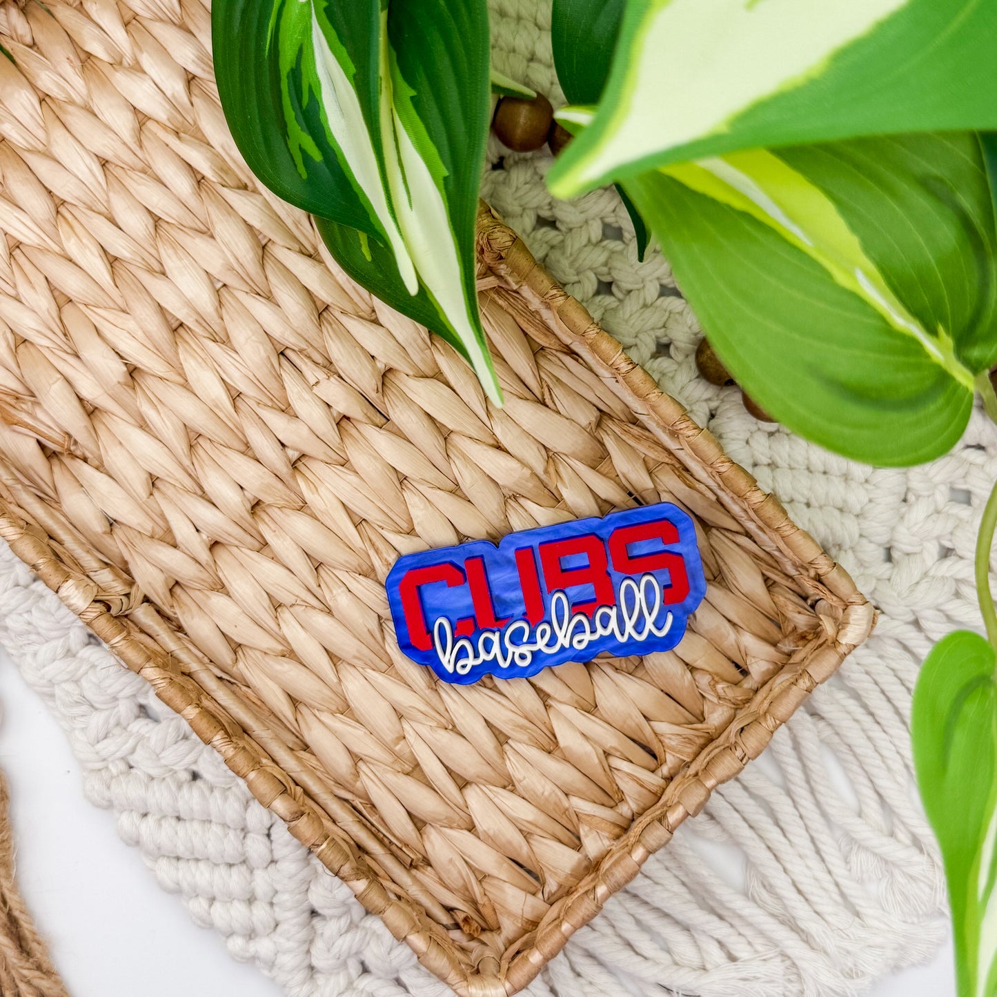 Cubs Baseball || Hair Clip