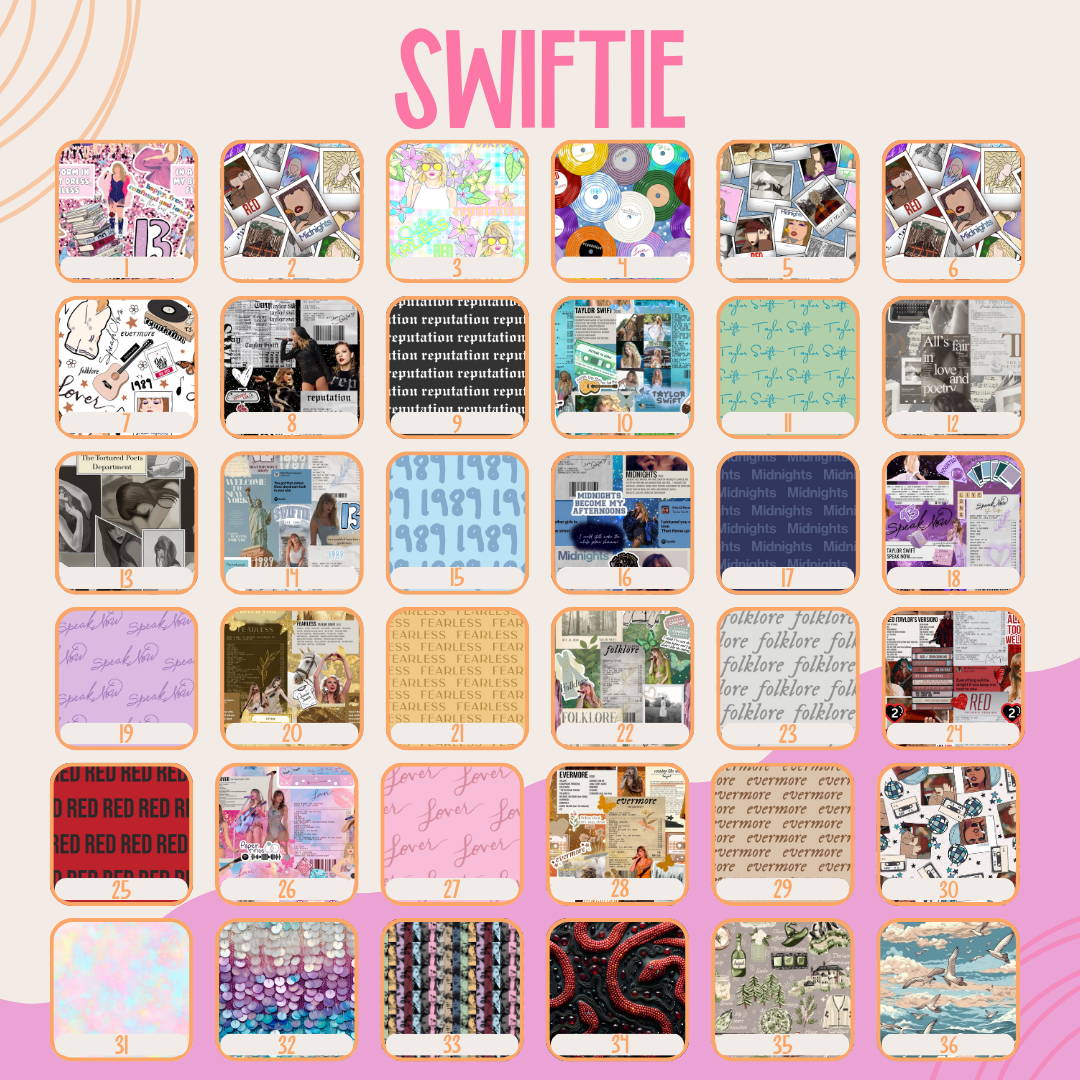 Create Your Own Swiftie || Claw Clip (ws)
