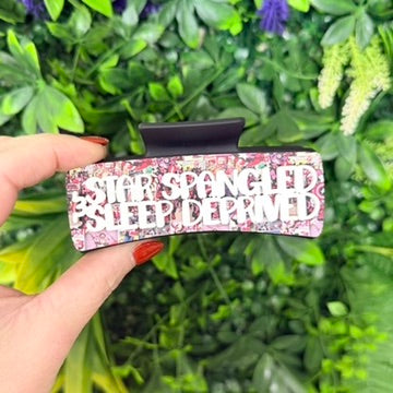 Star Spangled & Sleep Deprived || Claw Clip