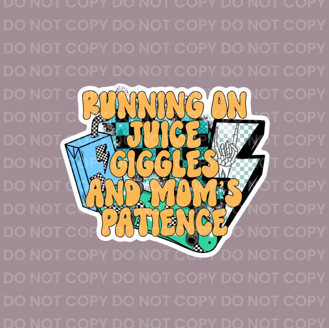 Running on Mom's Patience || Hat Pin