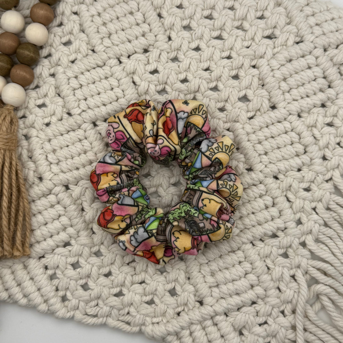 RTS Pooh Grid || Scrunchie