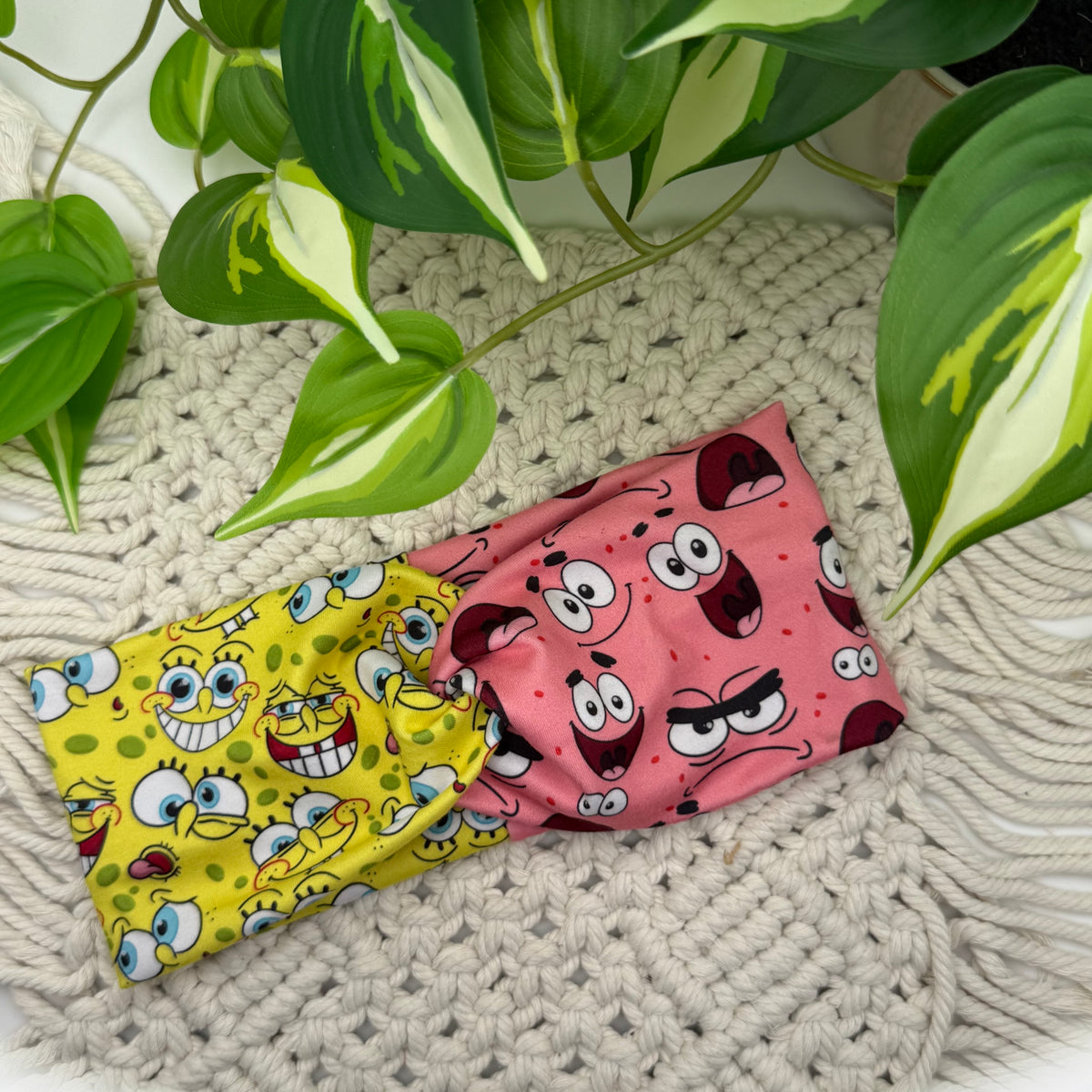 RTS Spongebob + Patrick || Headband