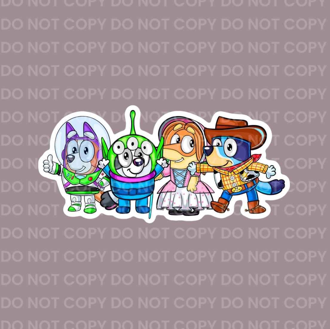 Toy Story x Bluey || Bow Center