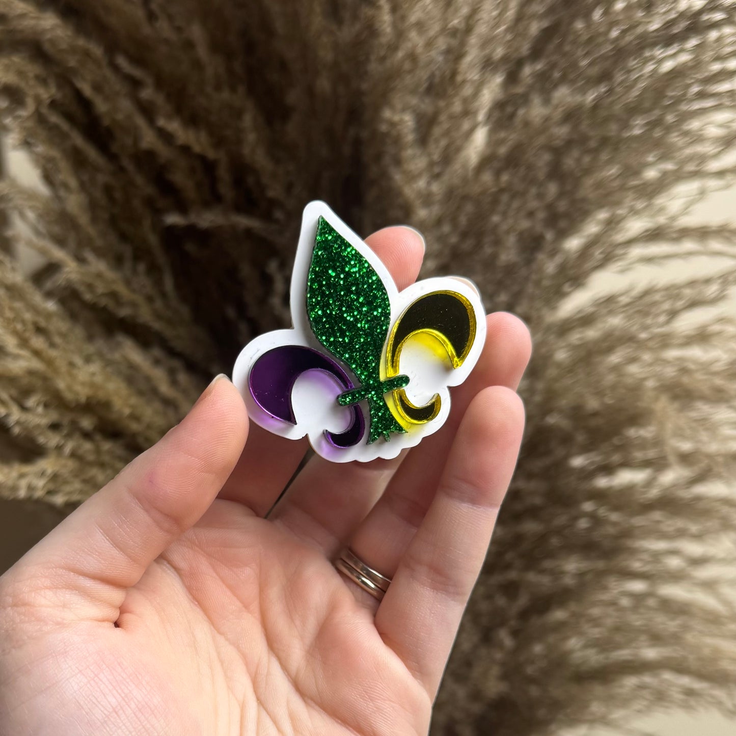 Fleur de Lis || Hair Clip (ws)