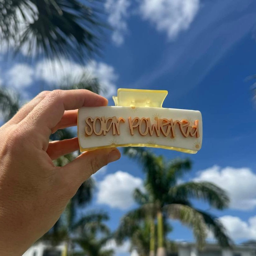 Solar Powered || Claw Clip
