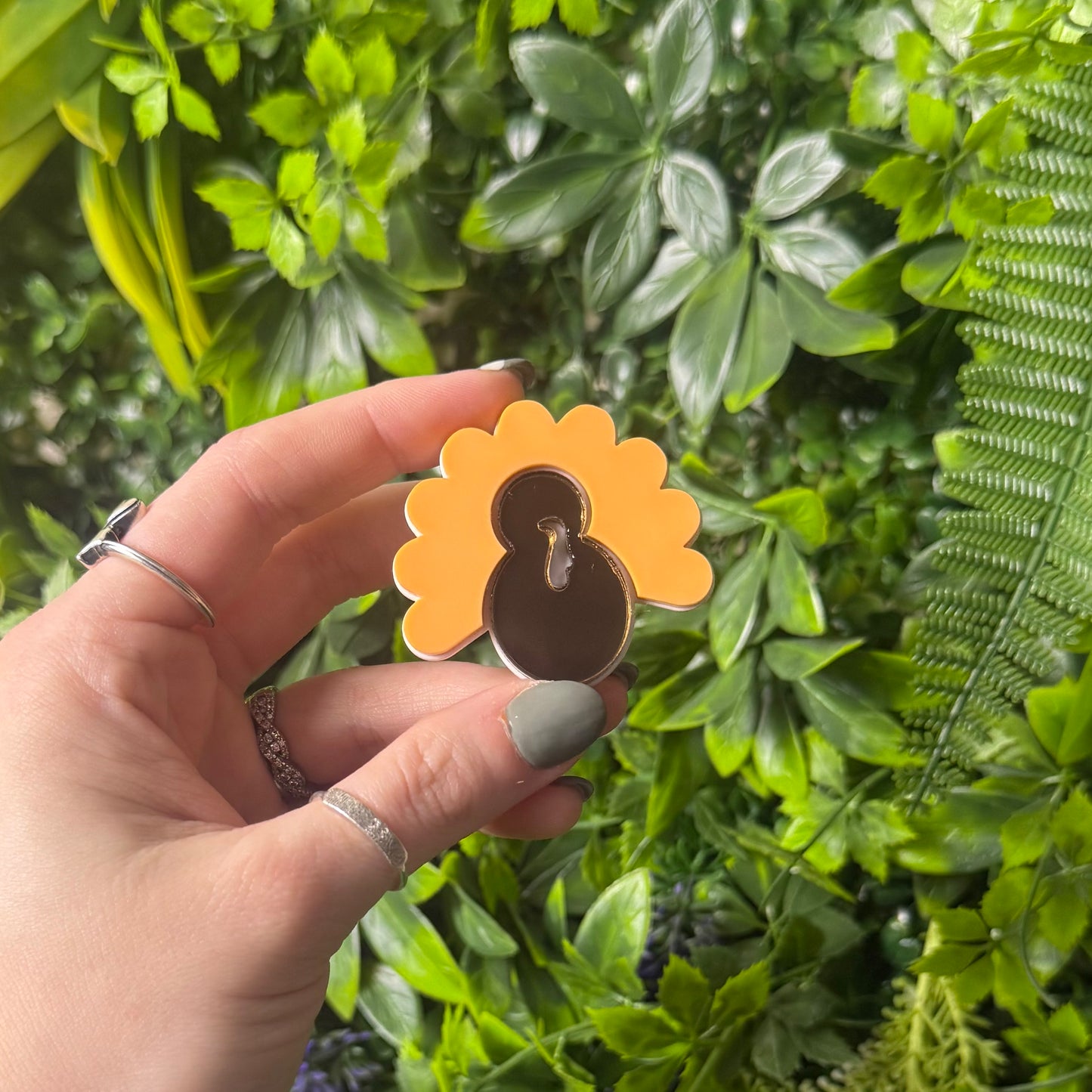 Mirror Turkey || Hair Clip (ws)