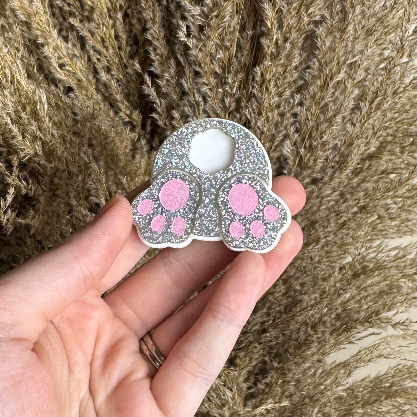 Bunny Tail || Hair Clip (ws)