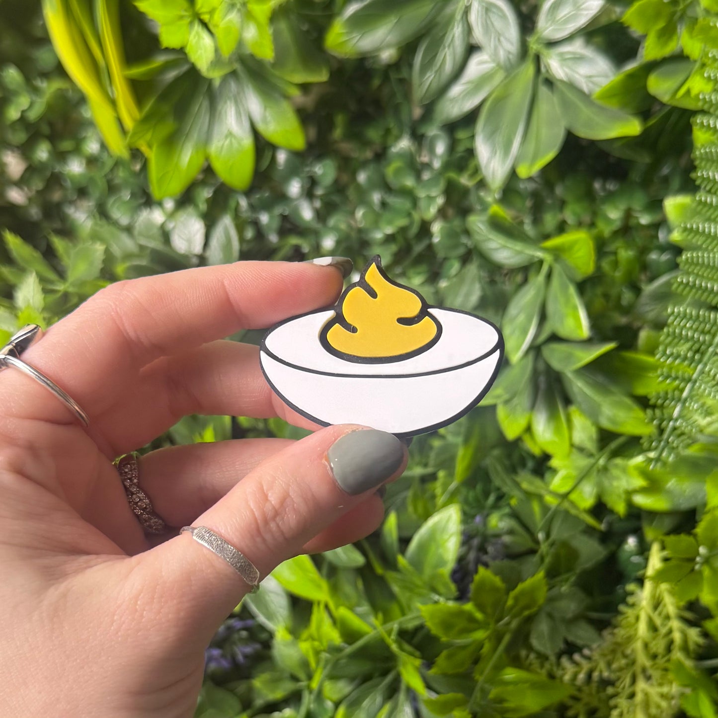 Deviled Egg || Hair Clip (ws)