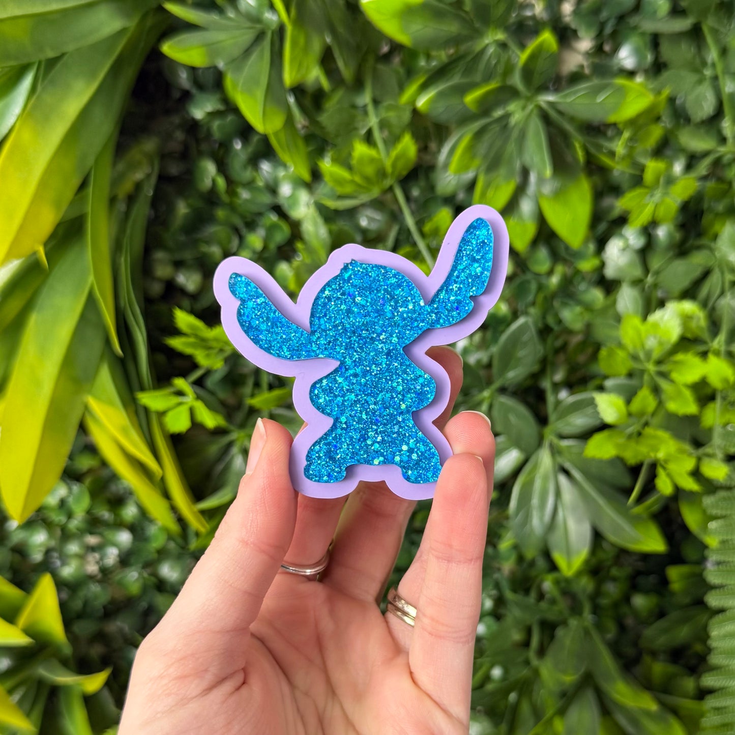 Stitch Silhouette || Hair Clip