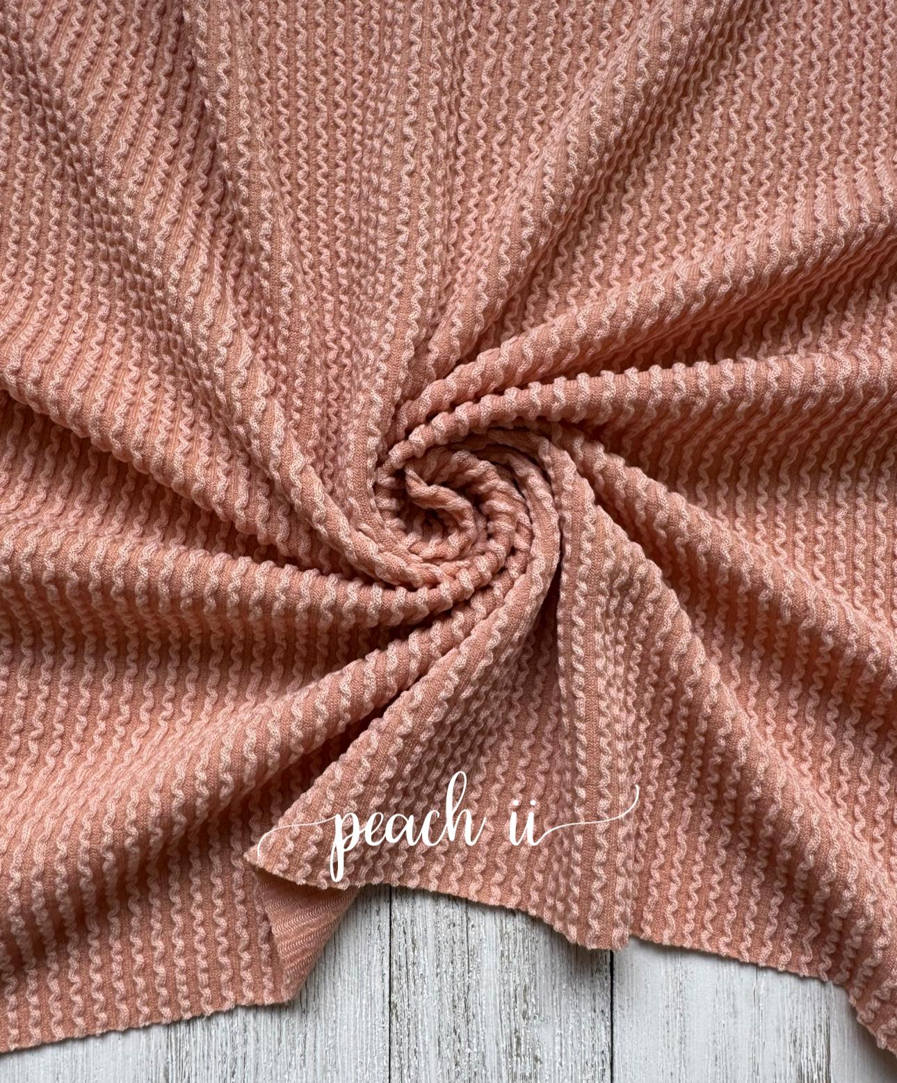 PEACH II WAVED RIB