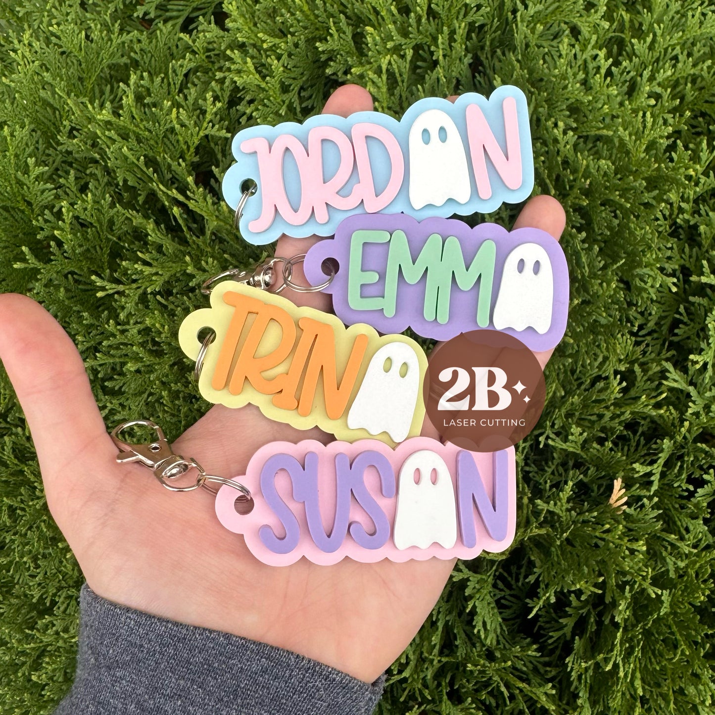 Pastel Ghost || Keychain (ws)