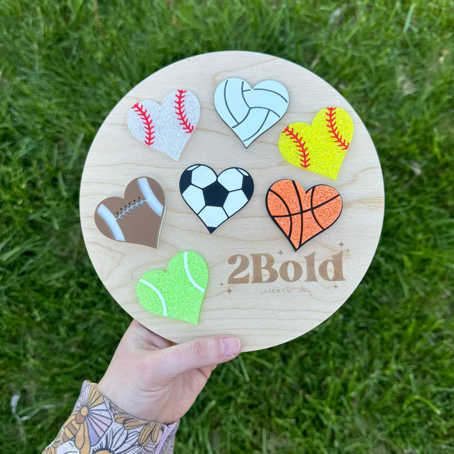Sports Heart || Hair Clip (ws)
