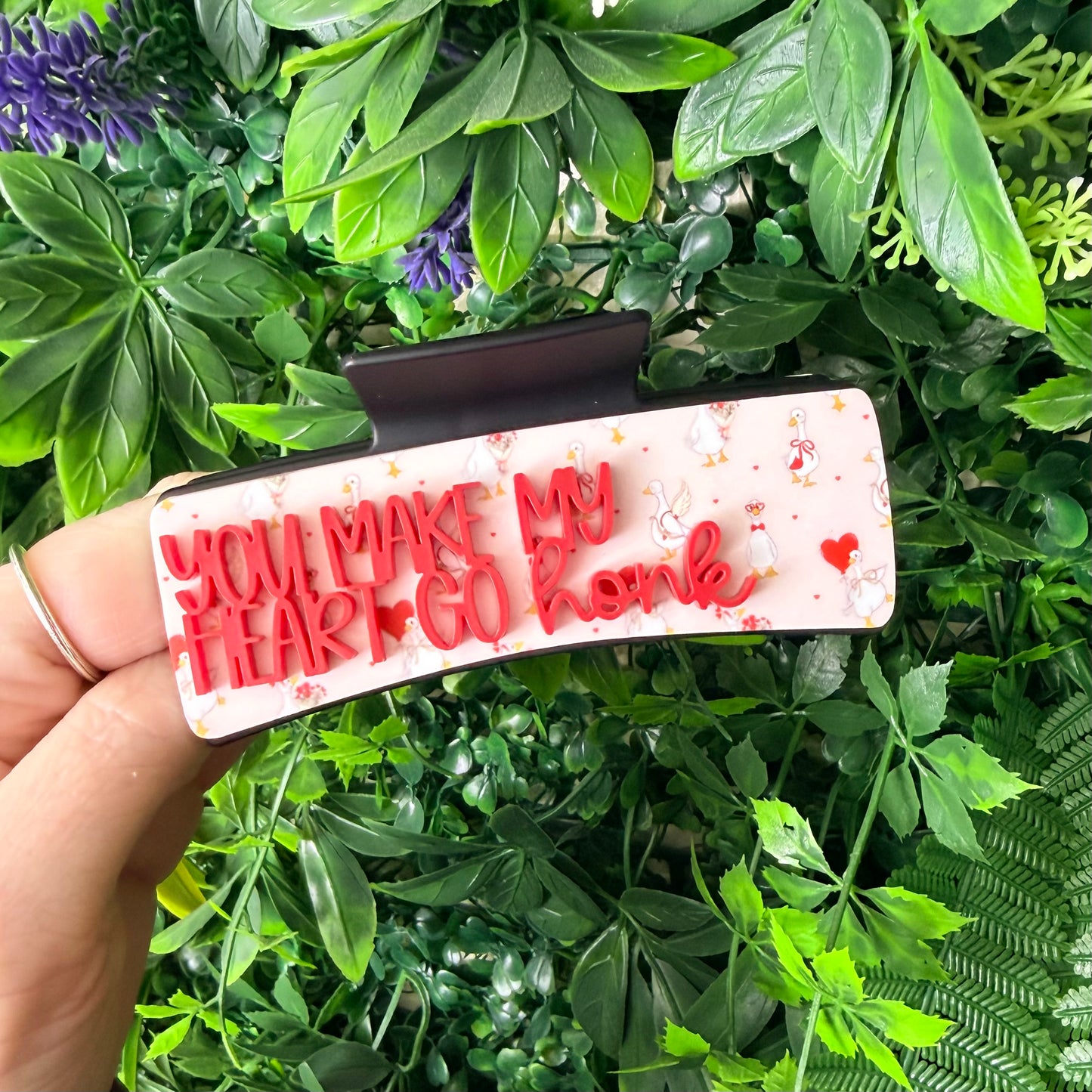 You Make My Heart Go Honk || Claw Clip