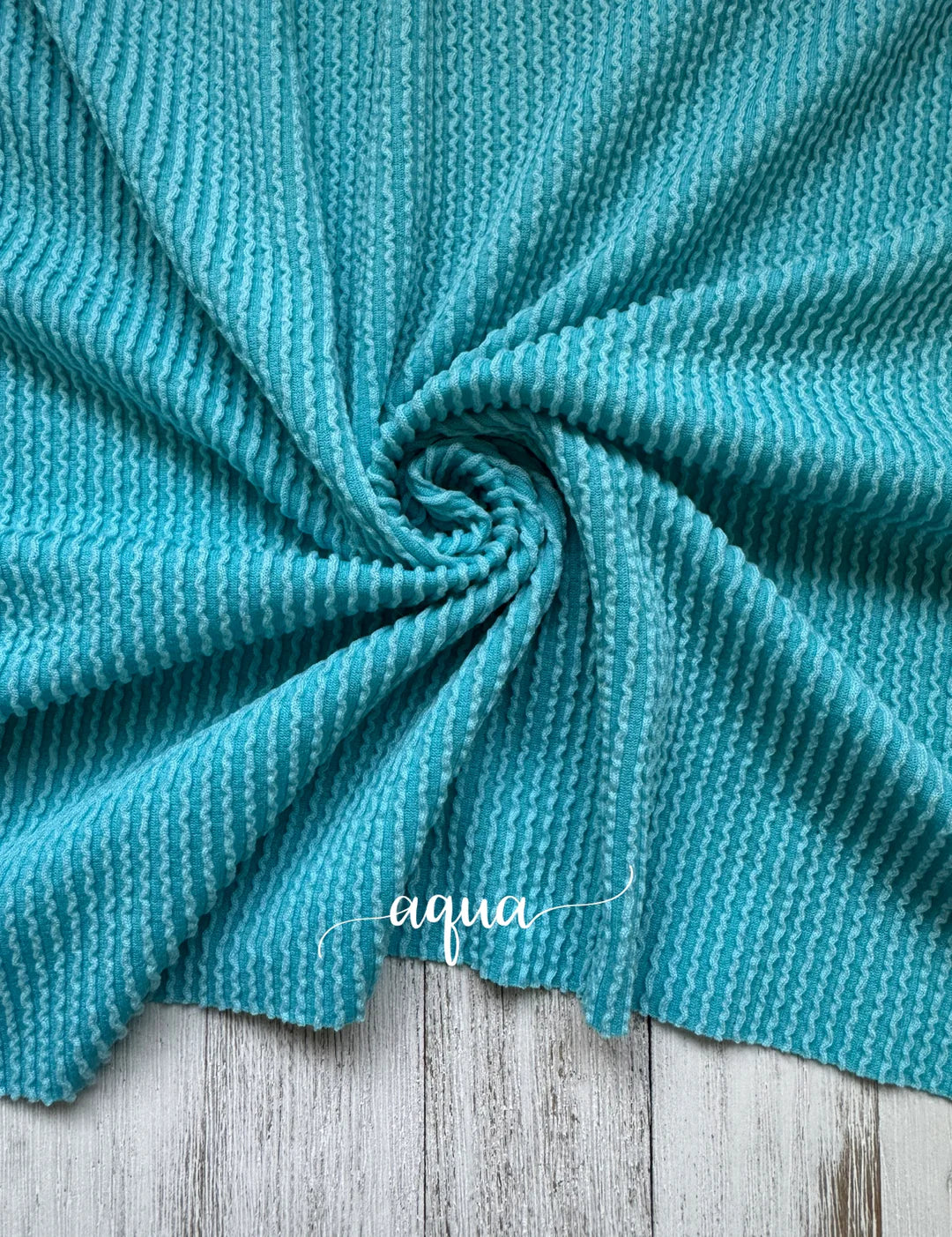 AQUA WAVED RIB
