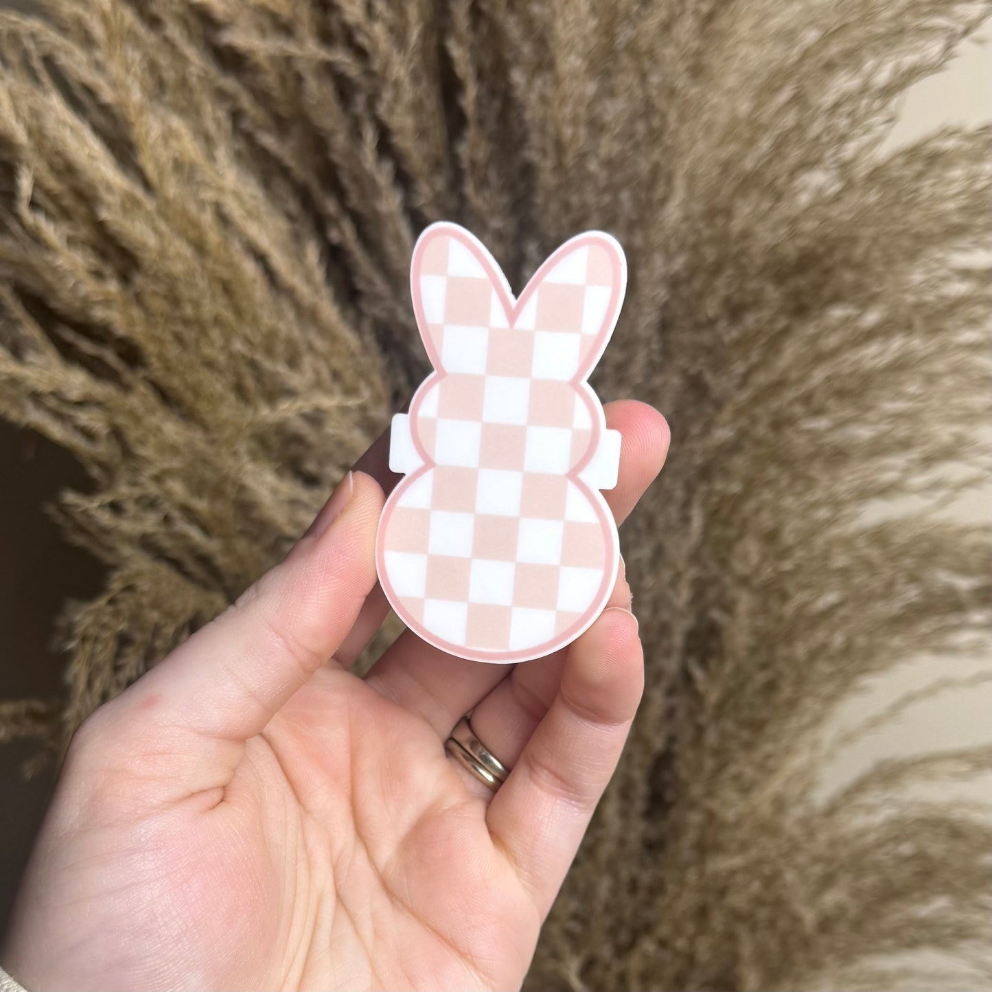 Checkered Peep || Hair Clip (ws)