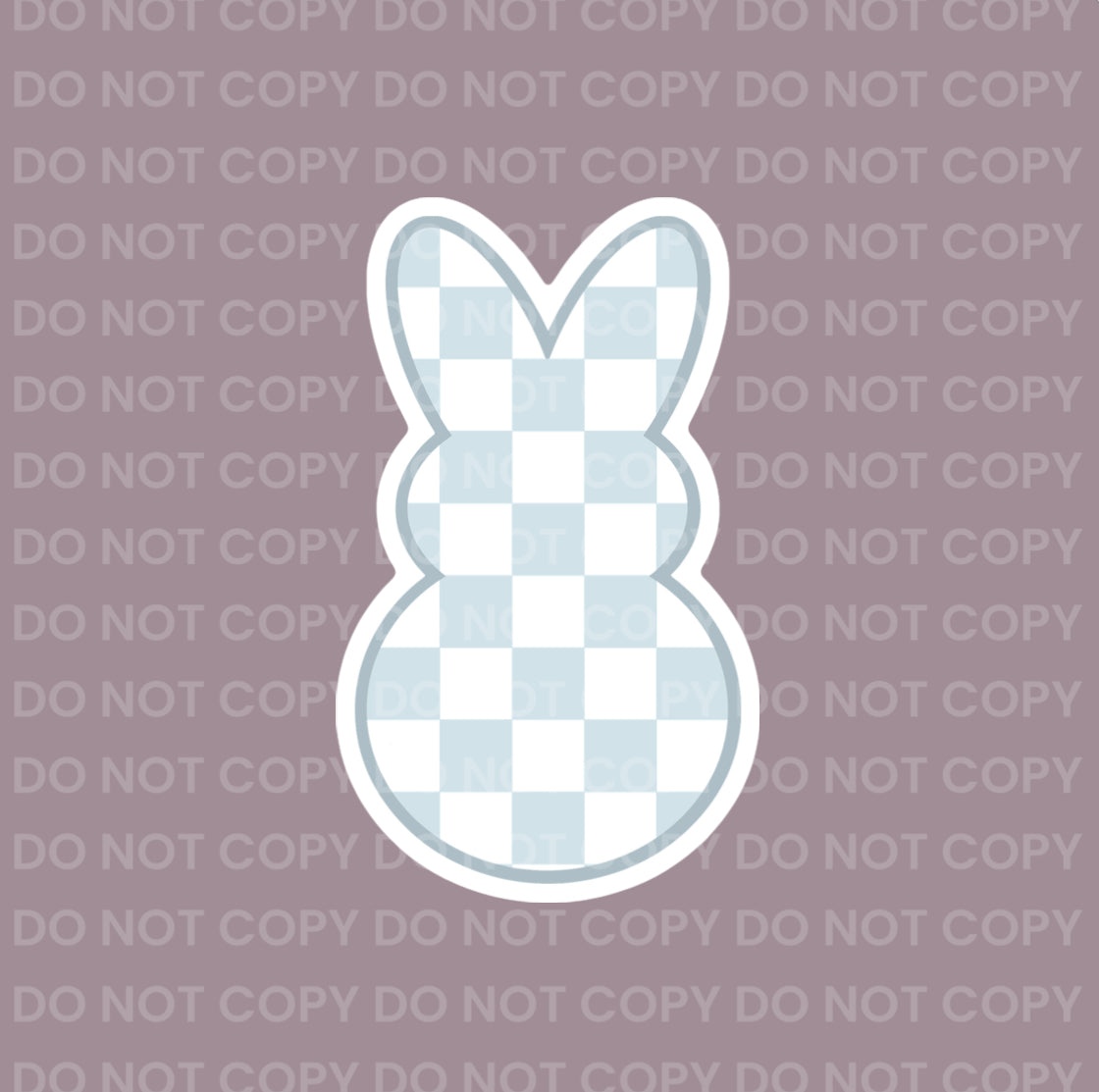 Checkered Peep || Hair Clip (ws)