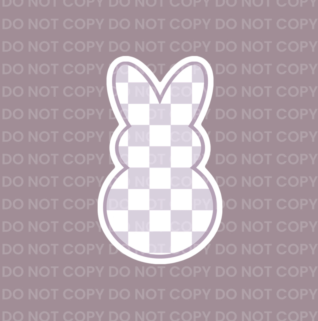 Checkered Peep || Hair Clip (ws)