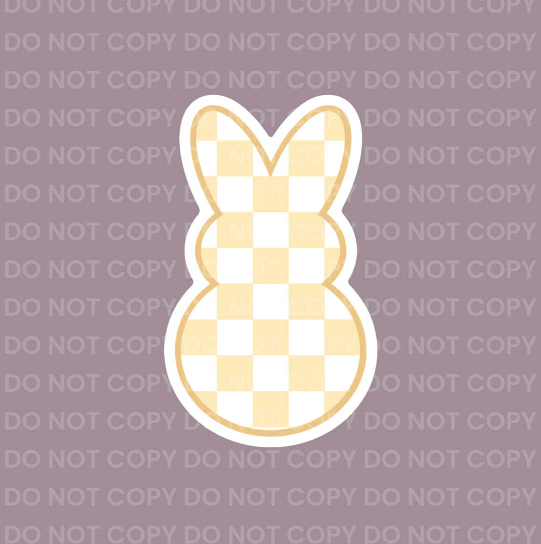 Checkered Peep || Hair Clip (ws)