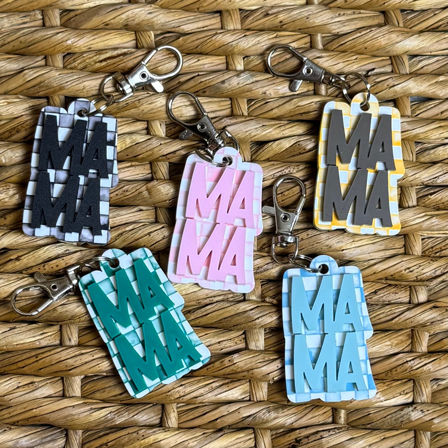 Stacked Mama || Keychain