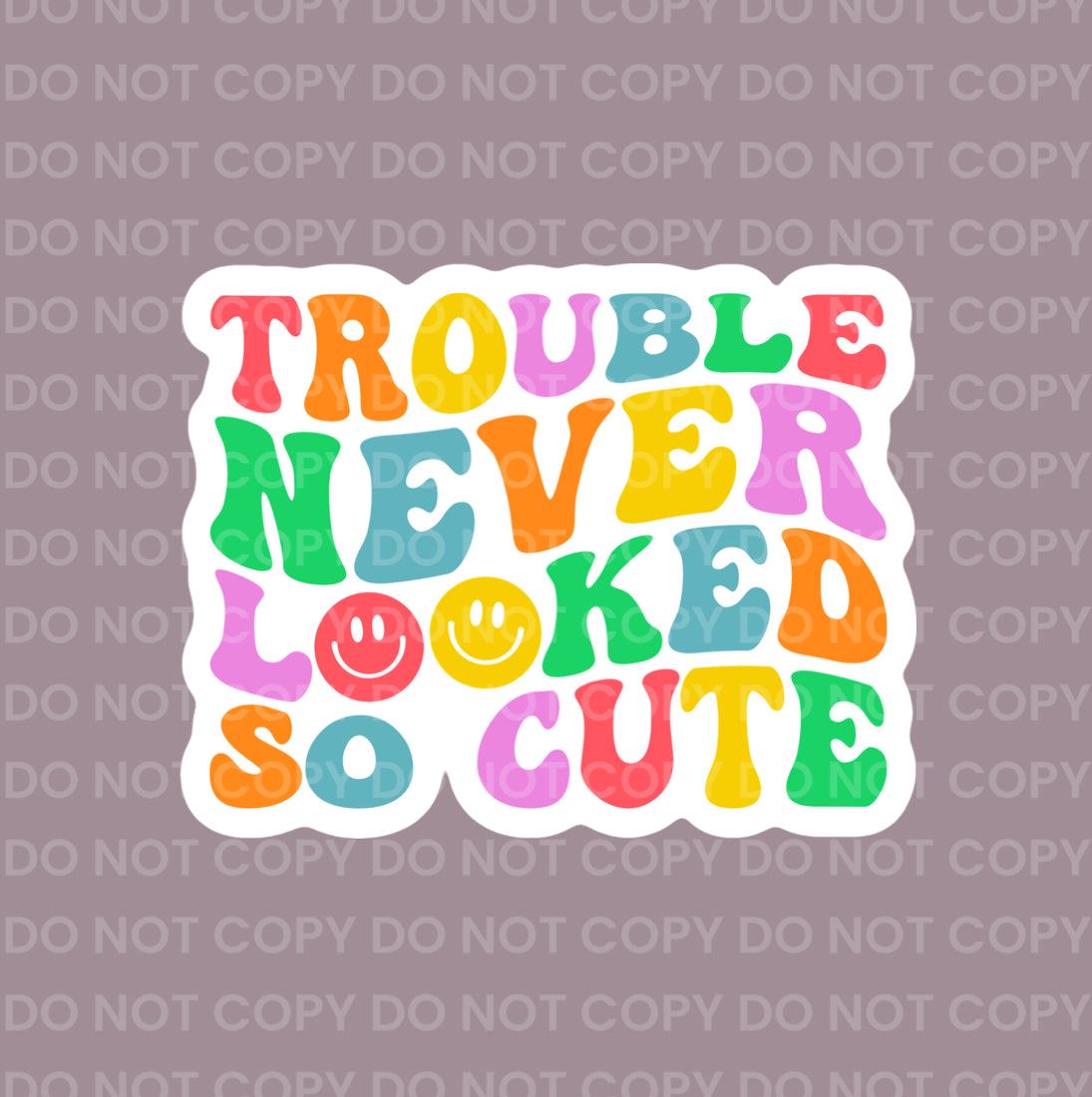 Trouble Never Looked So Cute (full color) || Bow Center