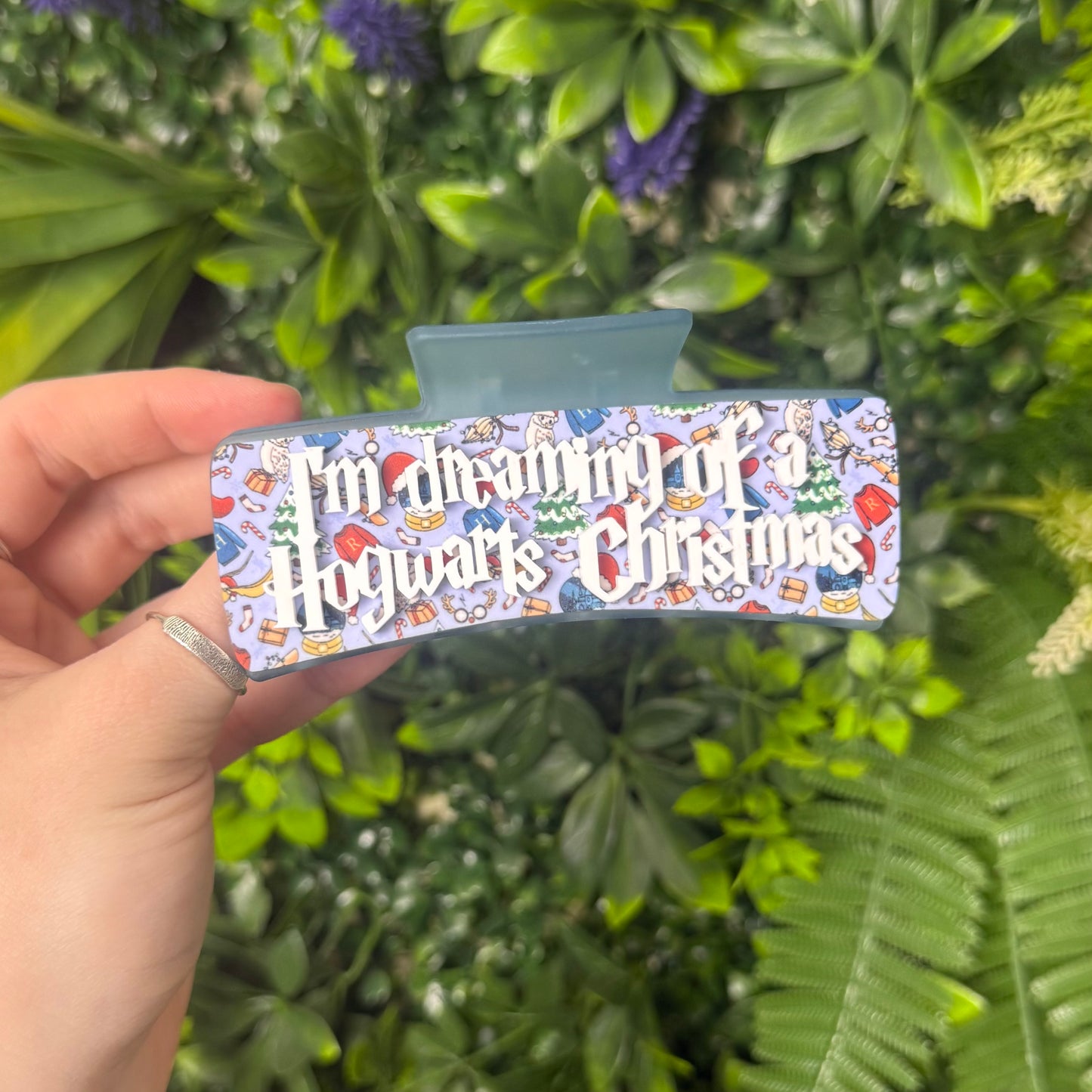 Hogwarts Christmas || Claw Clip