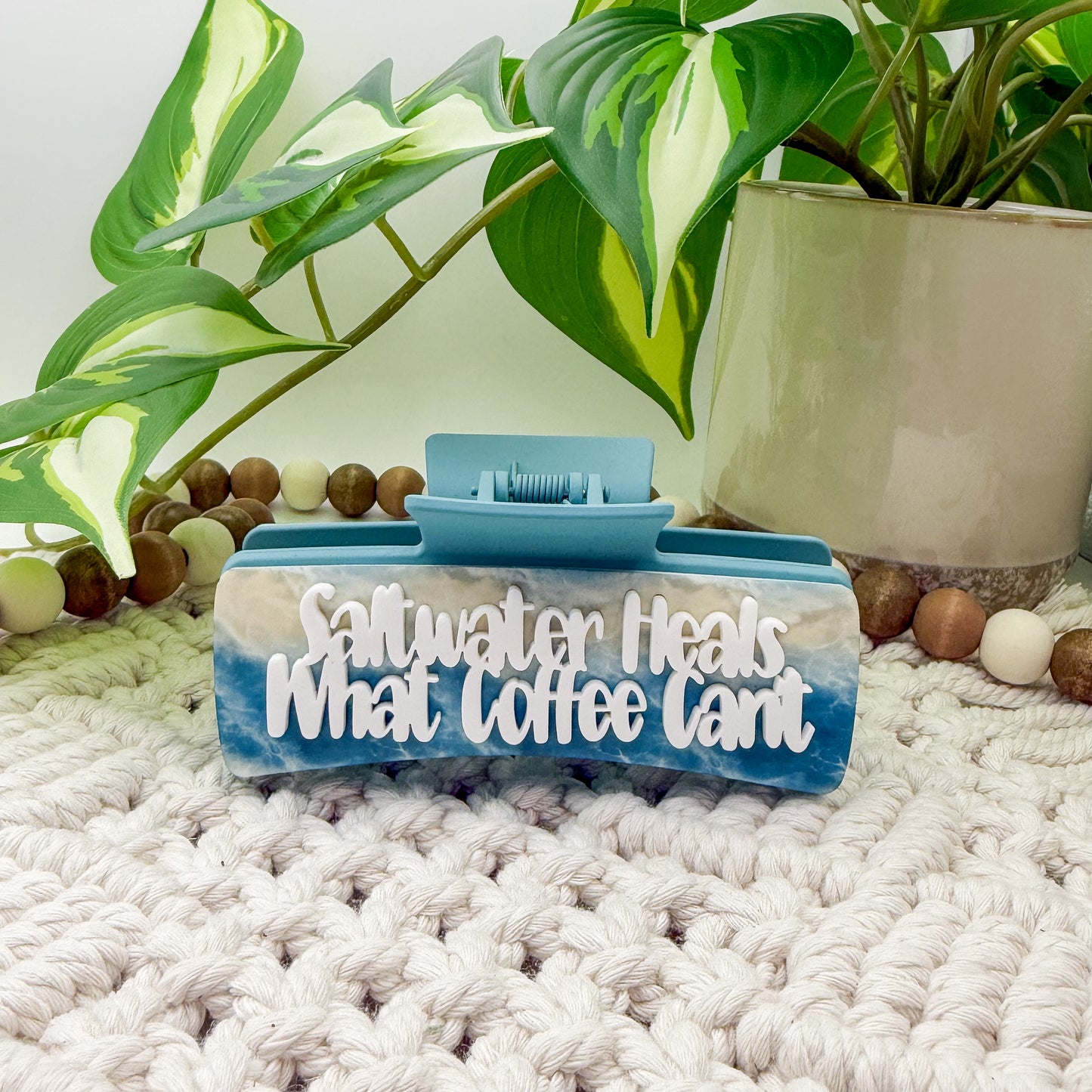 Saltwater Heals What Coffee Can't || Claw Clip