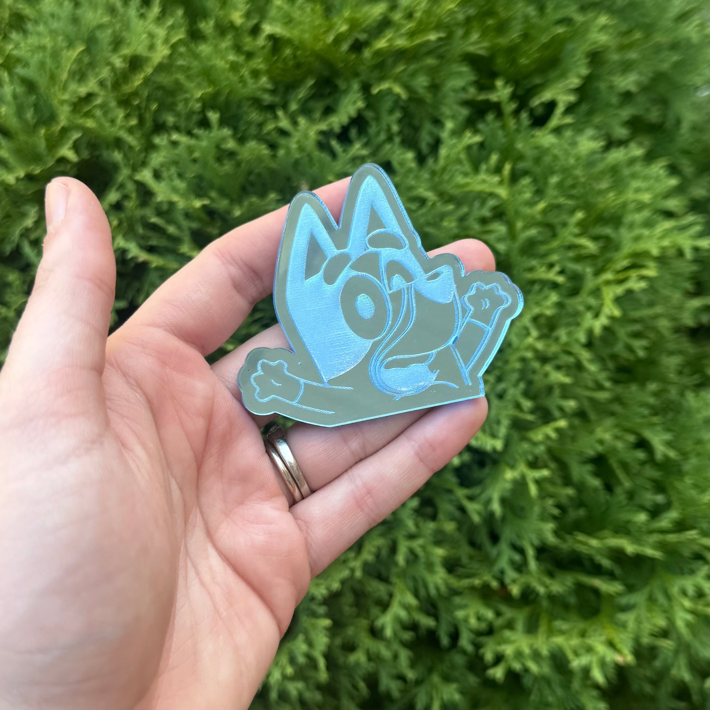 Bluey Mirror || Hair Clip (ws)