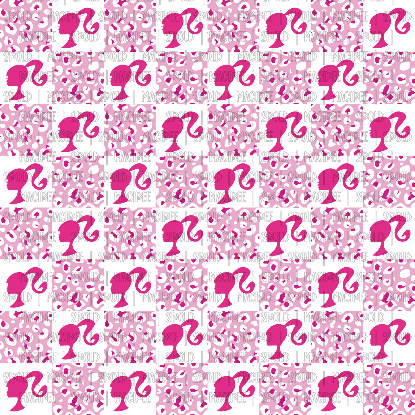Barbie Check || Seamless File