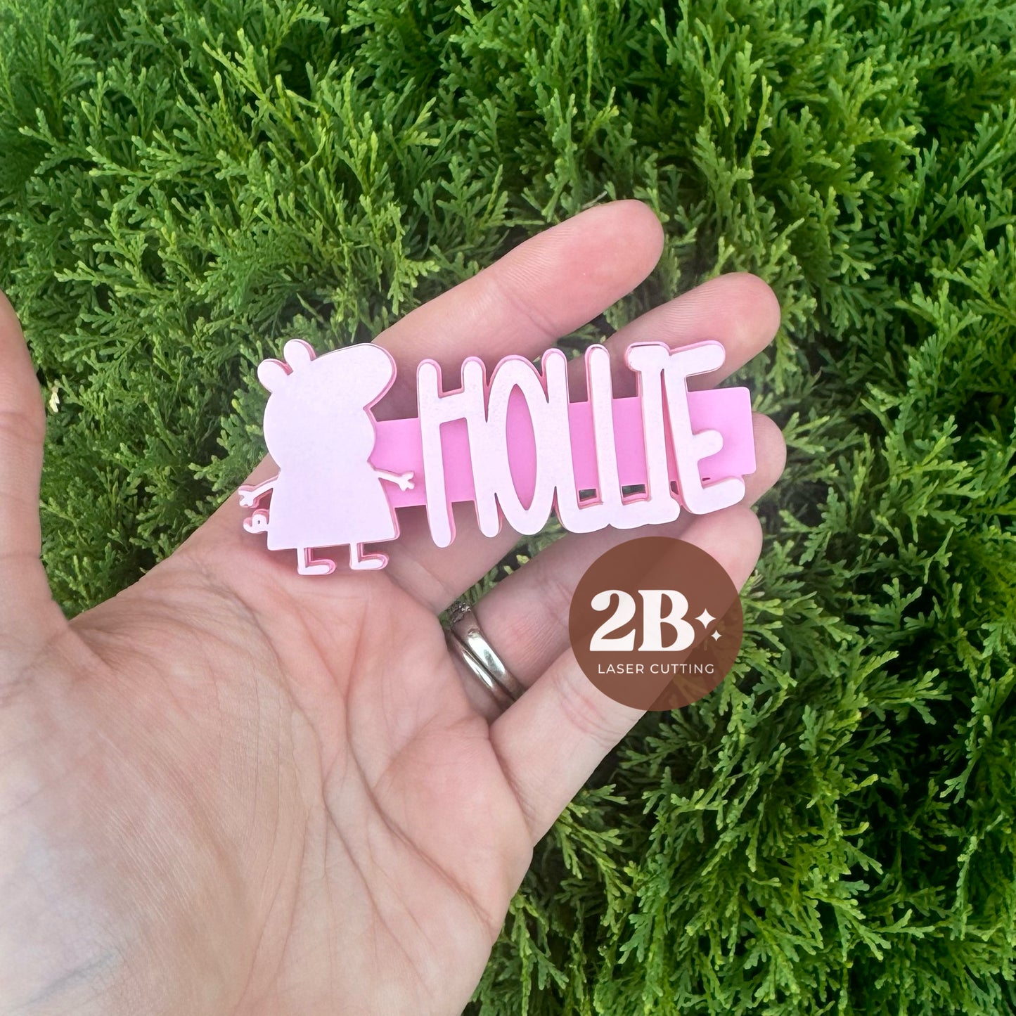 Peppa || Hair Clip (ws)