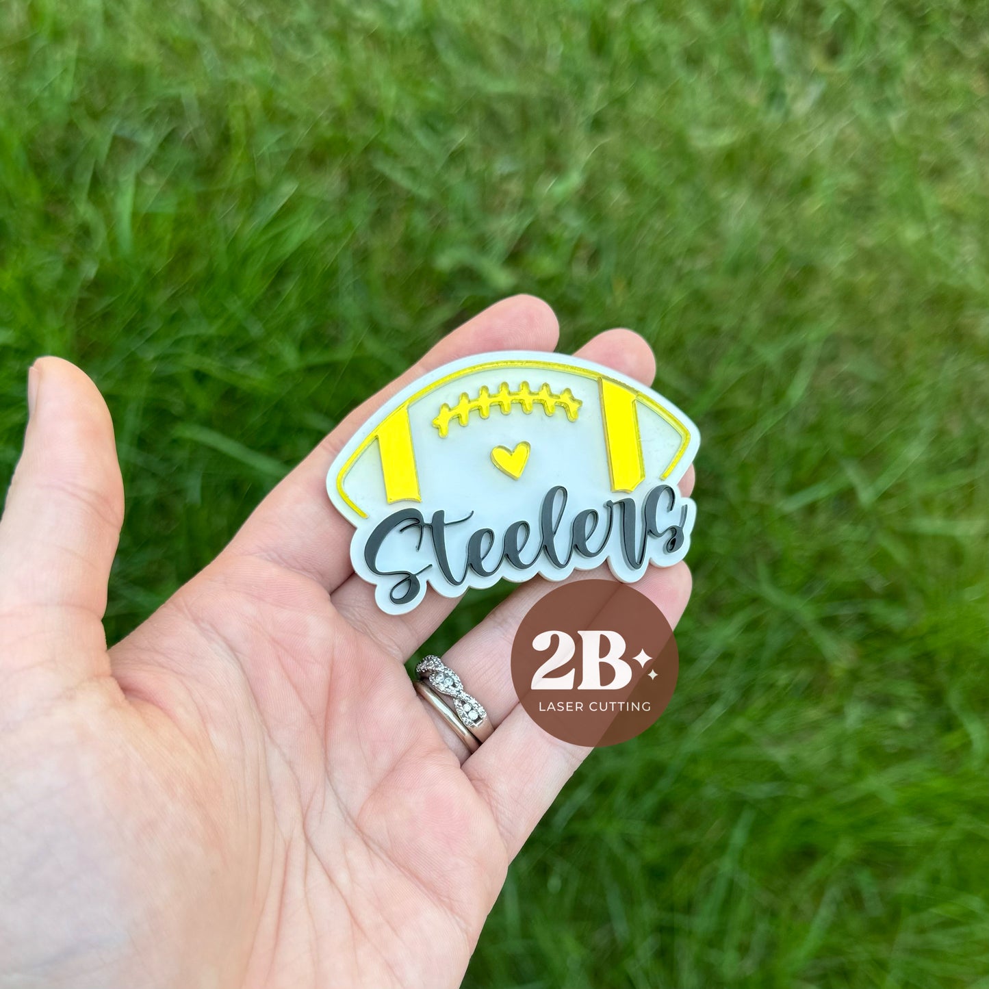 Steelers || Hair Clip (ws)