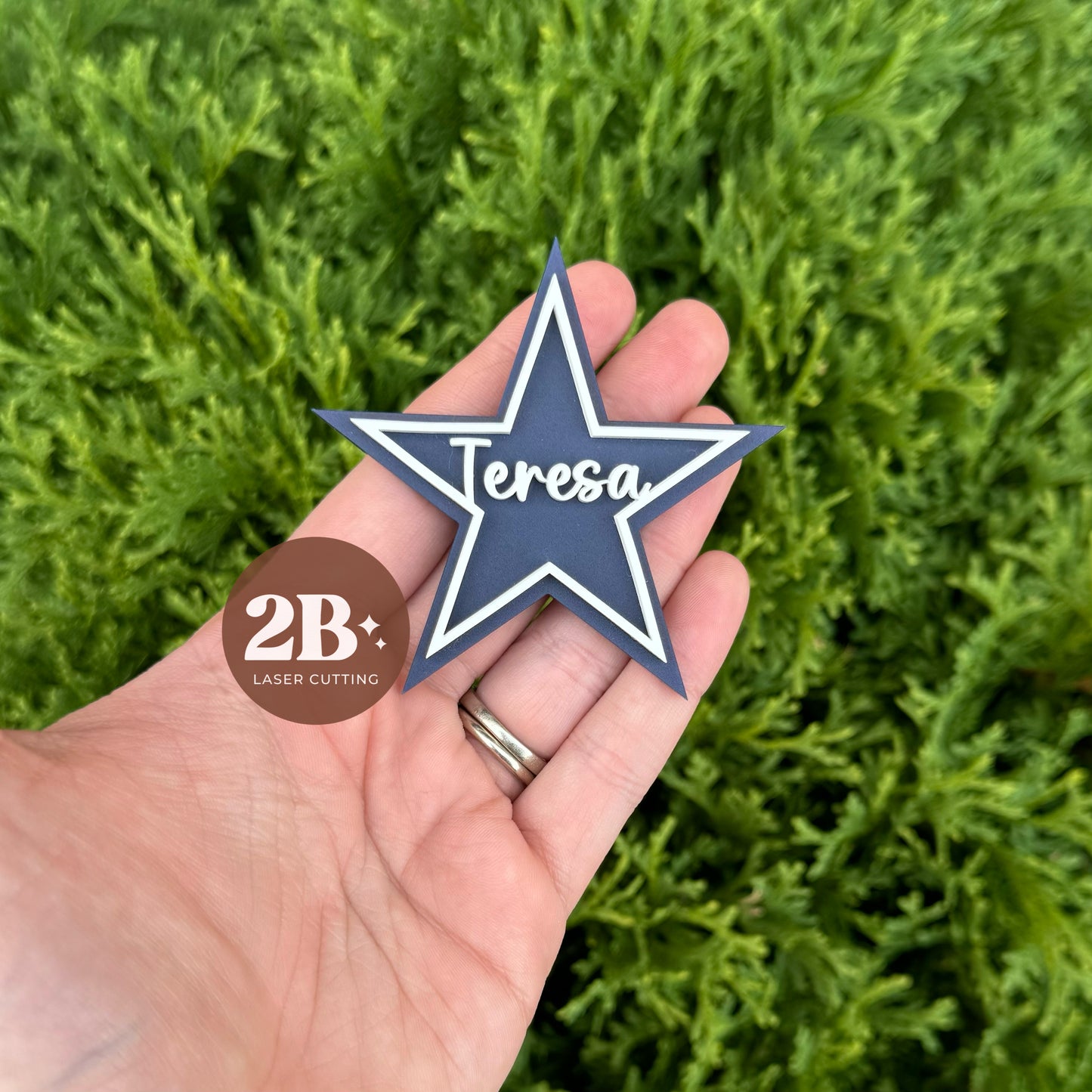 Cowboys Name || Hair Clip (ws)