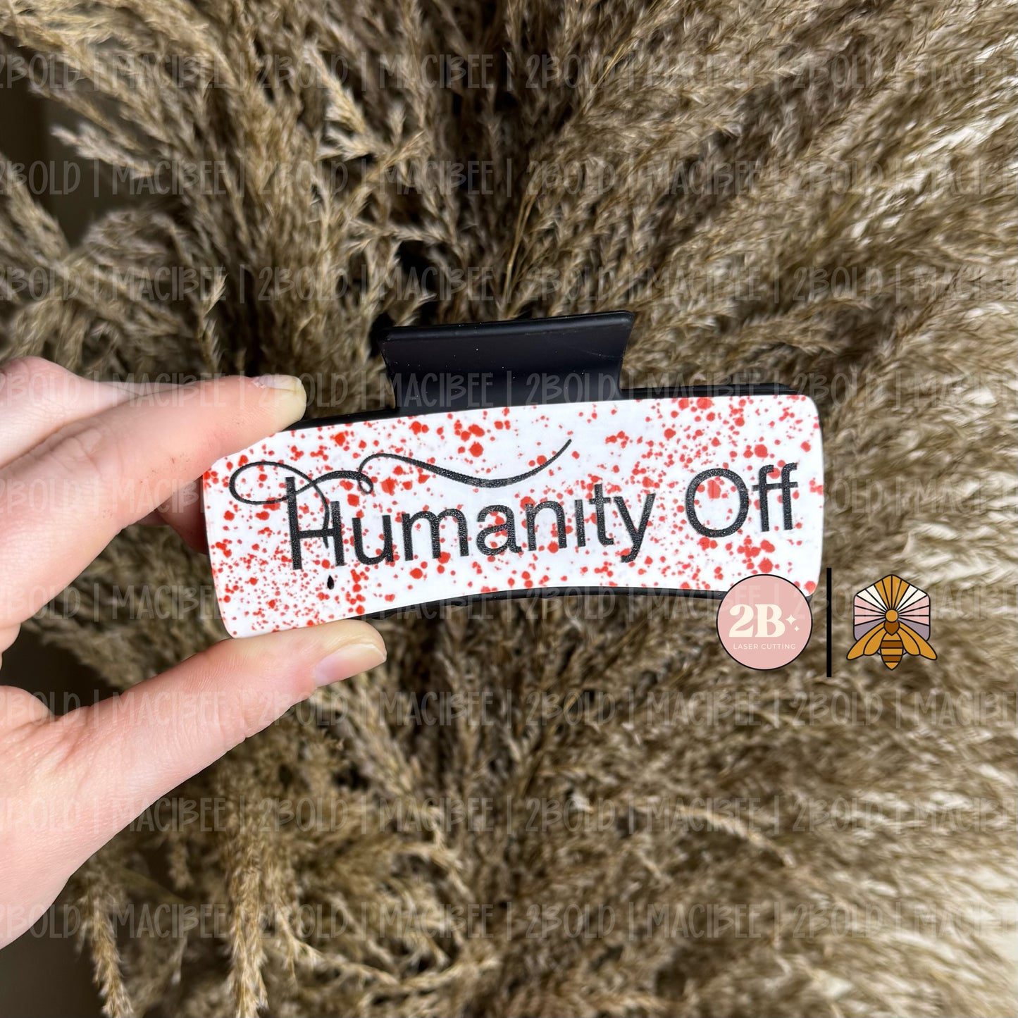 Humanity Off || Claw Clip