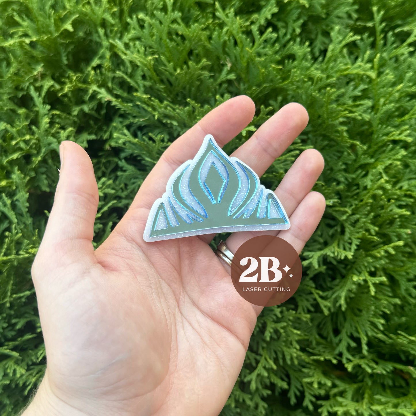 Elsa's Crown || Hair Clip (ws)