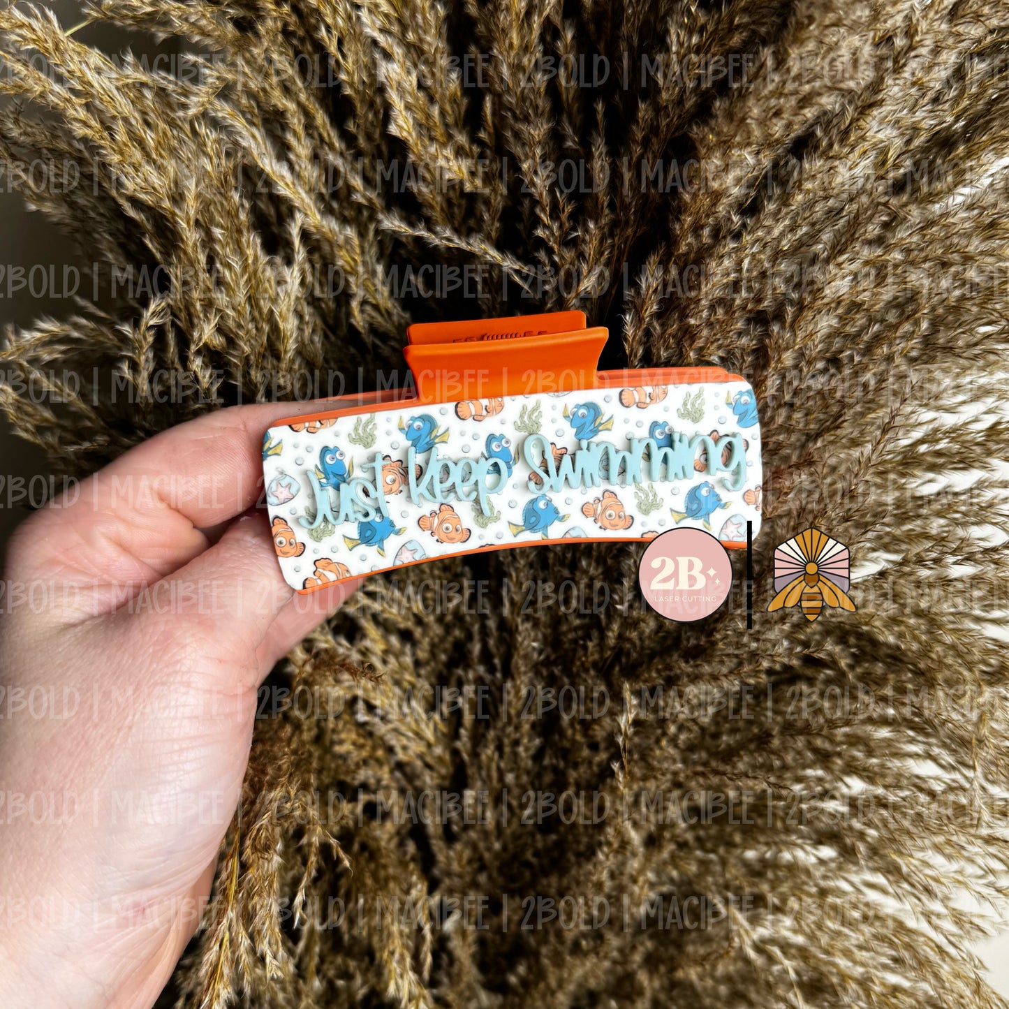 Just Keep Swimming || Claw Clip