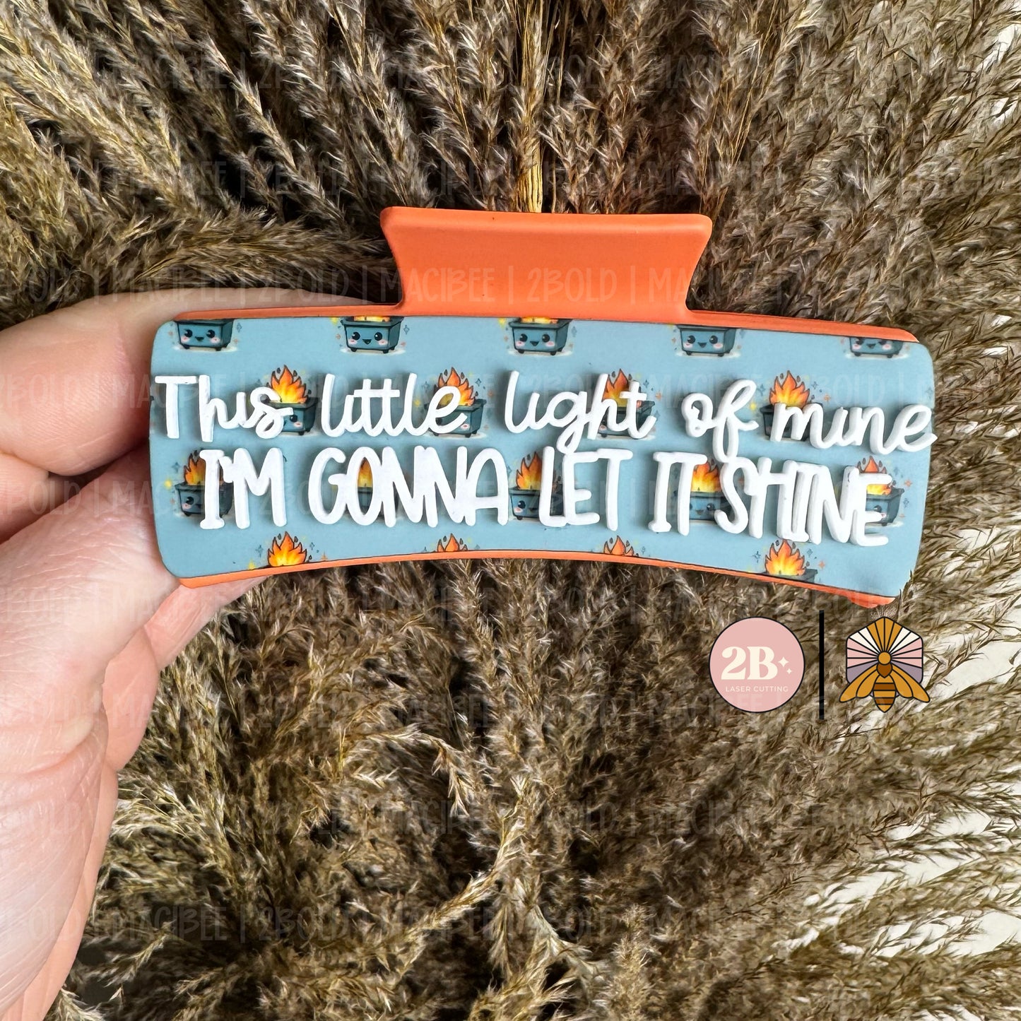 This Little Light Of Mine || Claw Clip