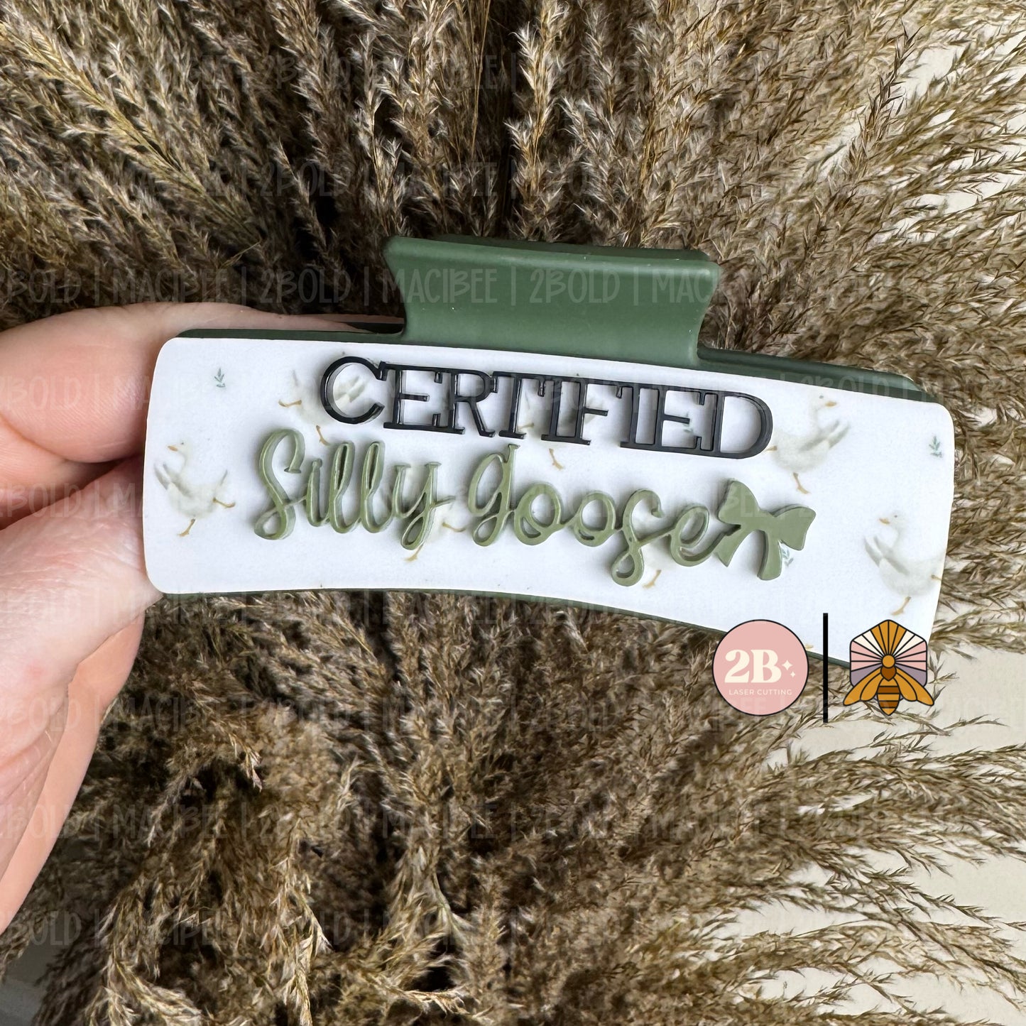 Certified Silly Goose || Claw Clip