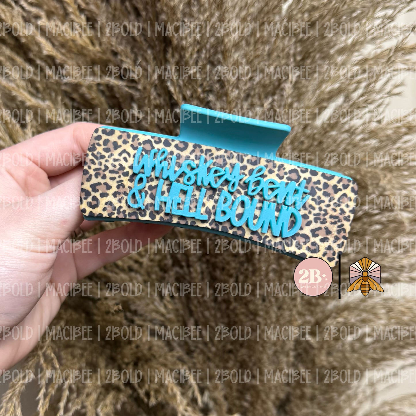 Whiskey Bent & Hell Bound || Claw Clip