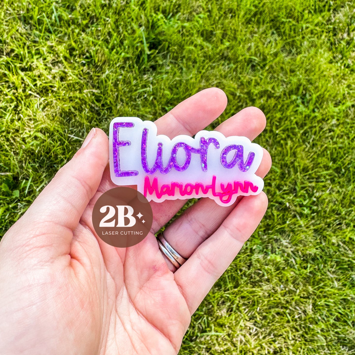 First + Middle Name || Hair Clip (ws)