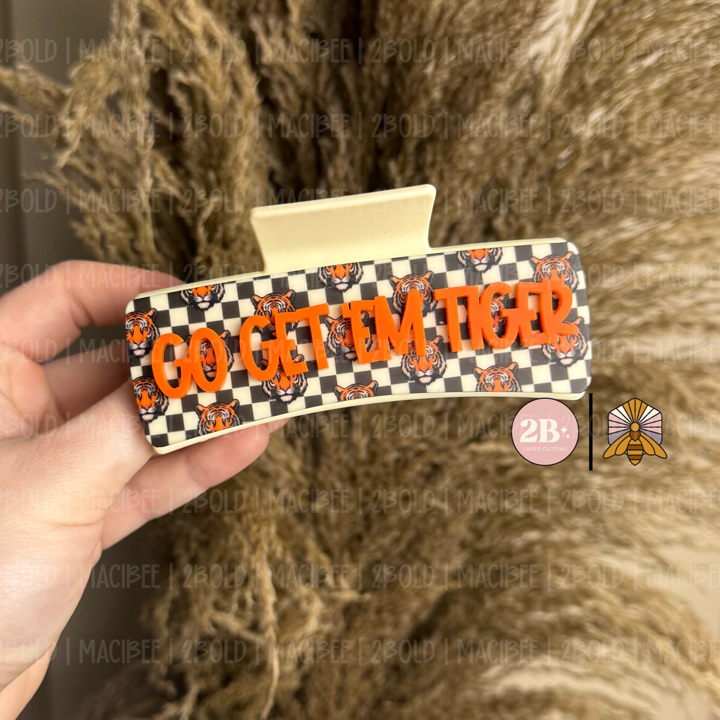 Go Get 'Em Tiger || Claw Clip