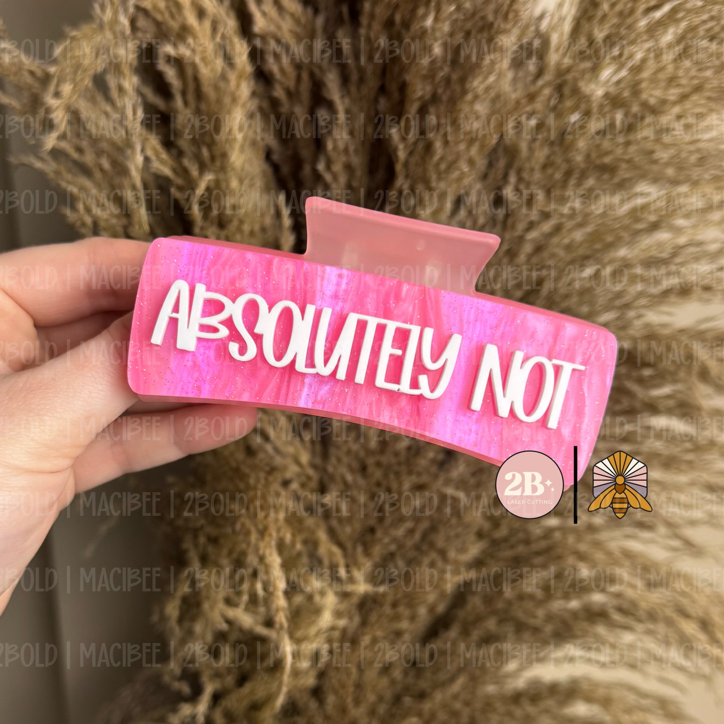 Absolutely Not || Claw Clip