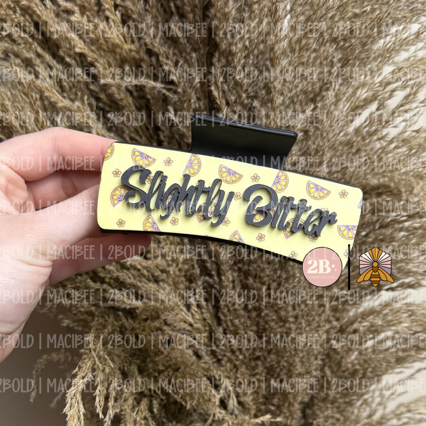 Slightly Bitter || Claw Clip (ws)