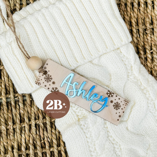 Snowflake || Stocking Tag